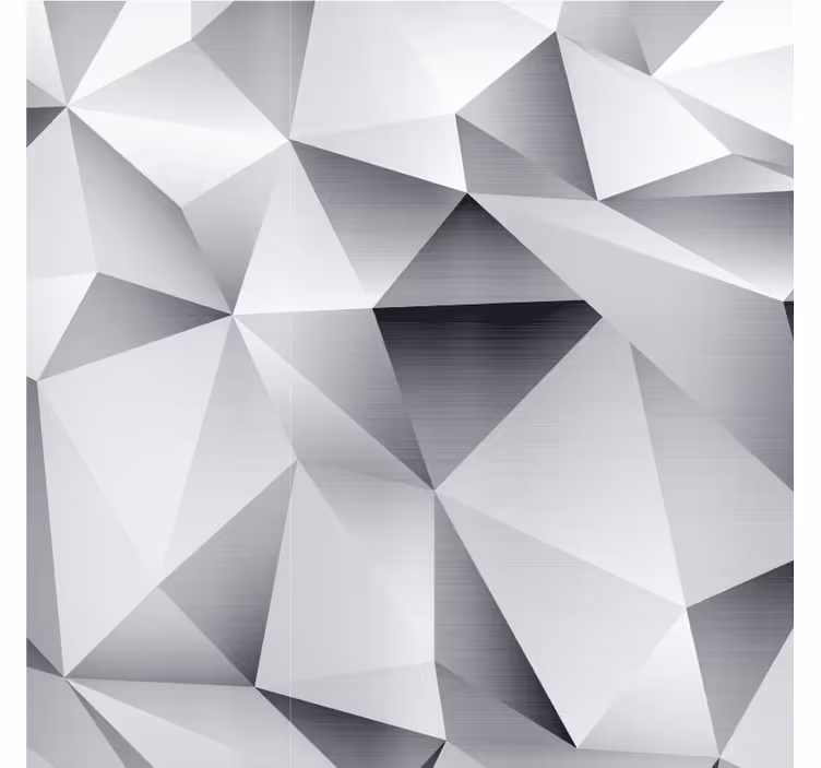Living room roller blind silver cosmic geometric design - TenStickers