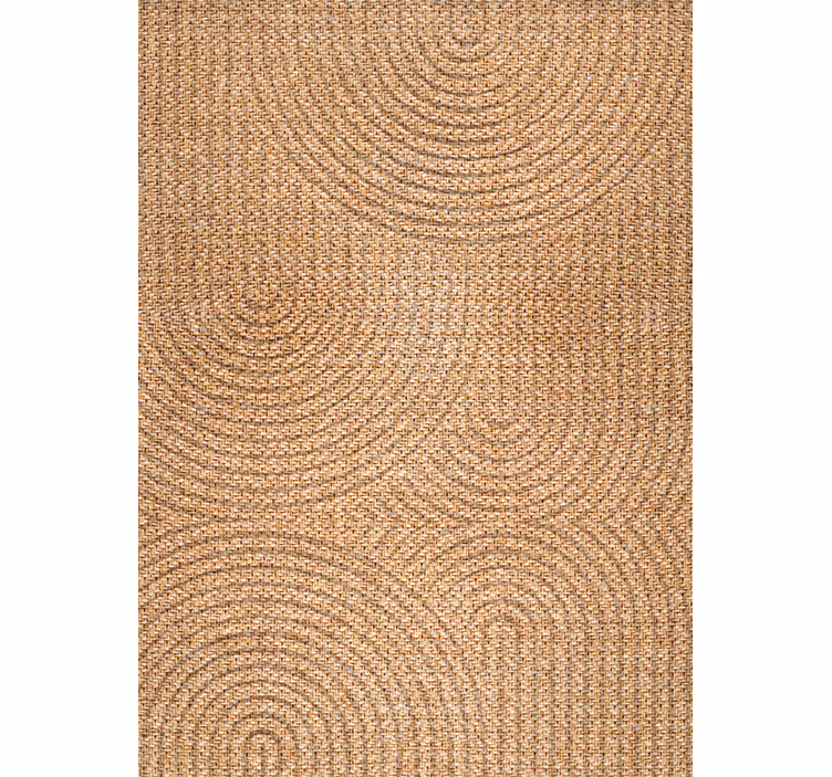 Beige roller blind with arc fabric effect - TenStickers