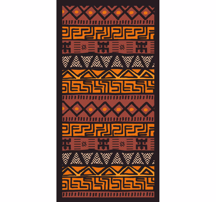 African style bedroom roller blind - TenStickers