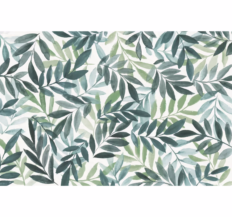 Bedroom roller blind with nature-inspired design - TenStickers