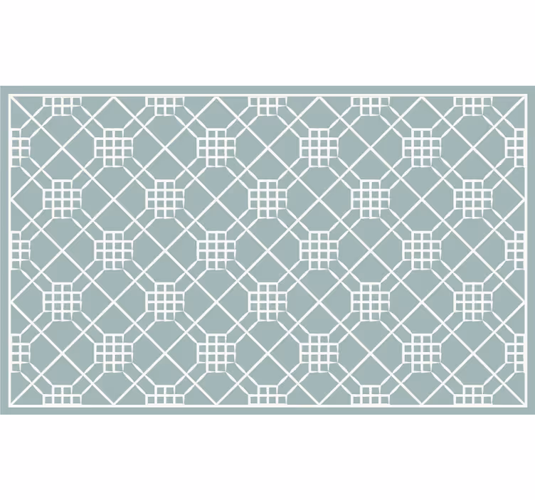 Bedroom roller blind with abstract shapes - TenStickers