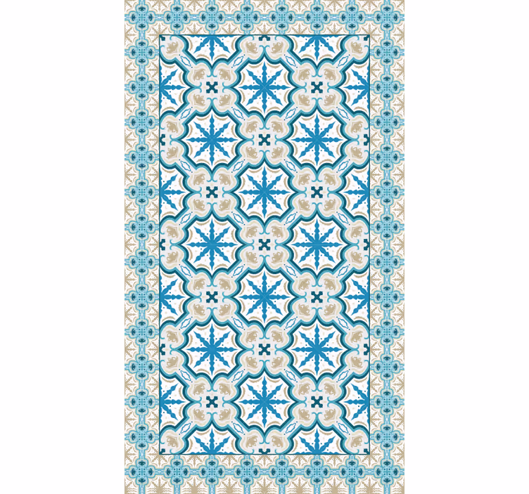 Bedroom roller blind blue and brown butterfly - TenStickers