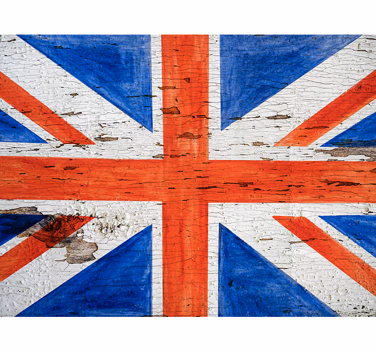 Bedroom roller blind with urban style uk flag - TenStickers