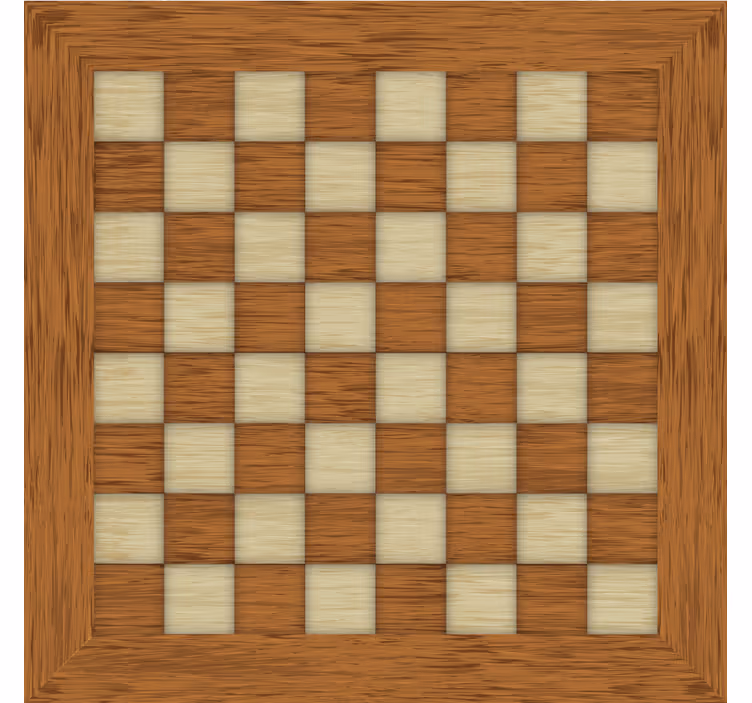 Bedroom roller blind chessboard pattern - TenStickers