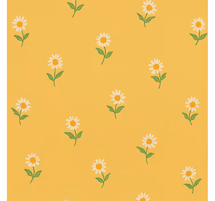 Vintage roller blind 1940s daisy nursery pattern - TenStickers