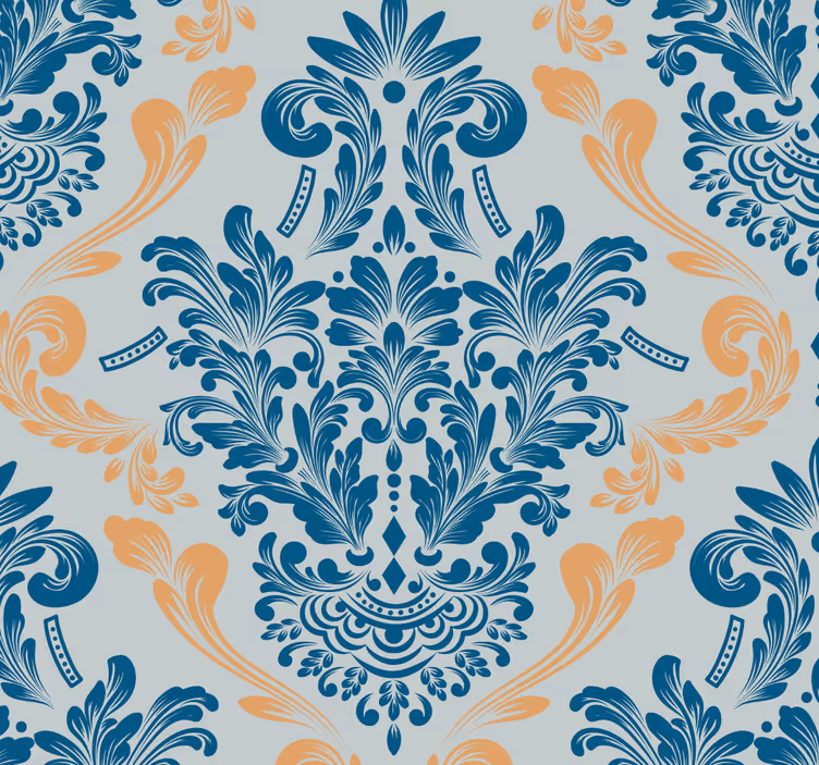 Vintage roller blind elegant flourish design - TenStickers
