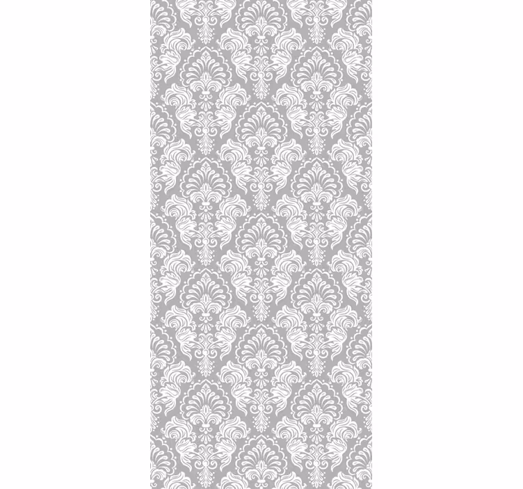 Vintage roller blind elegant damask design - TenStickers