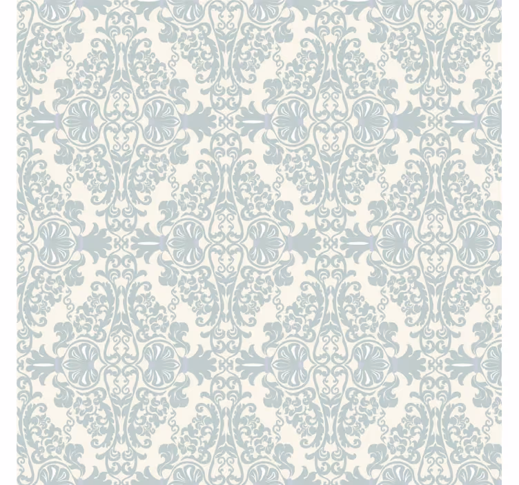 Vintage roller blind in green pattern - TenStickers