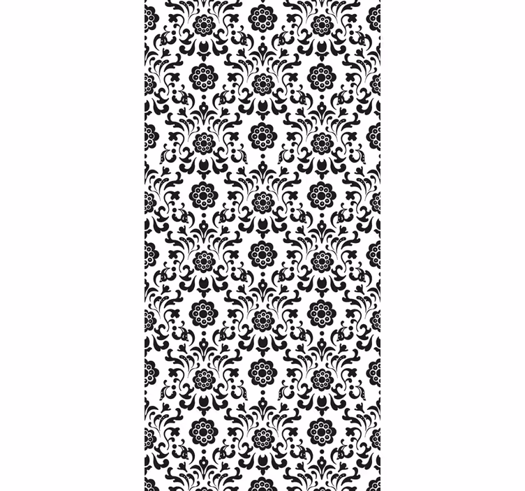 Vintage roller blind royalty damask design - TenStickers