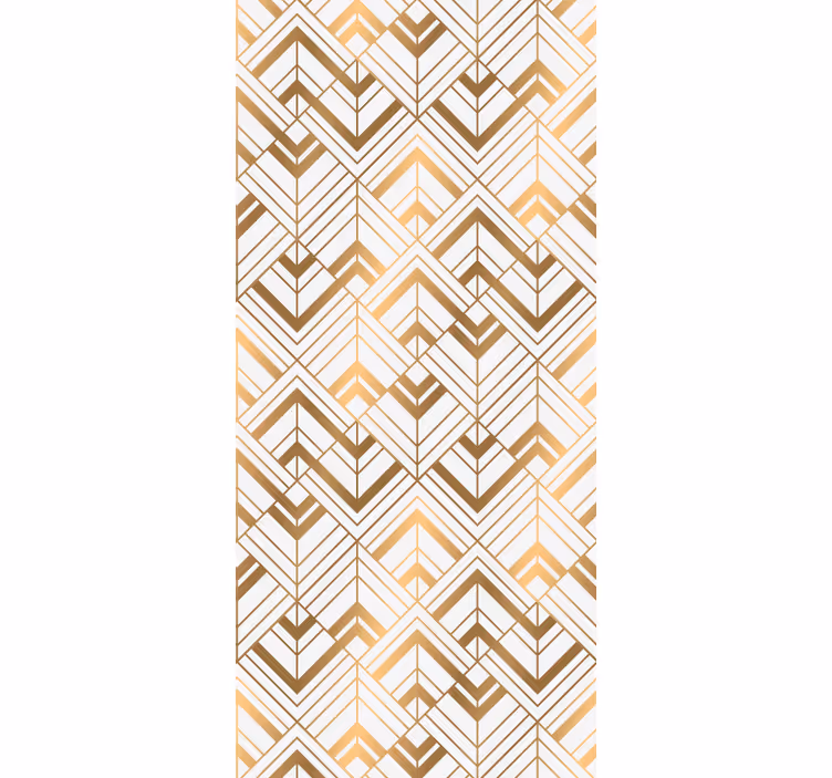 Vintage roller blind with diamond pattern design - TenStickers