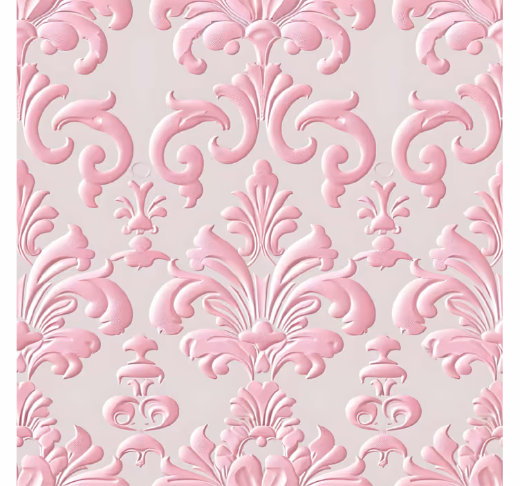 Vintage roller blind in pink pattern - TenStickers
