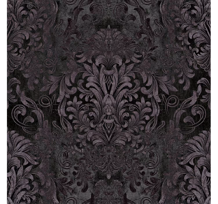 Vintage roller blind in dark tones - TenStickers