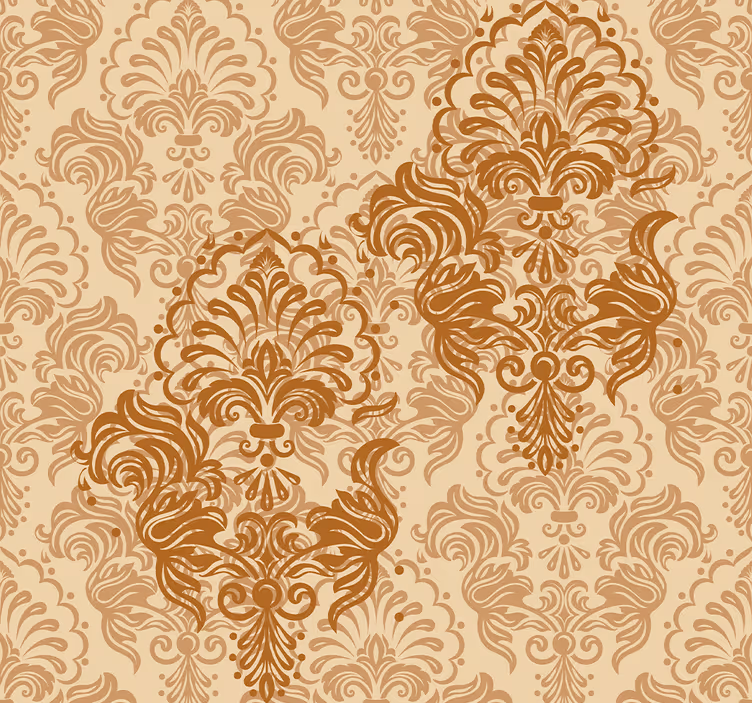 Vintage roller blind in warm faded colors - TenStickers