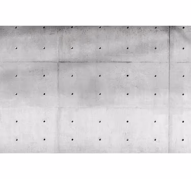 Living room roller blind in industrial cement design - TenStickers