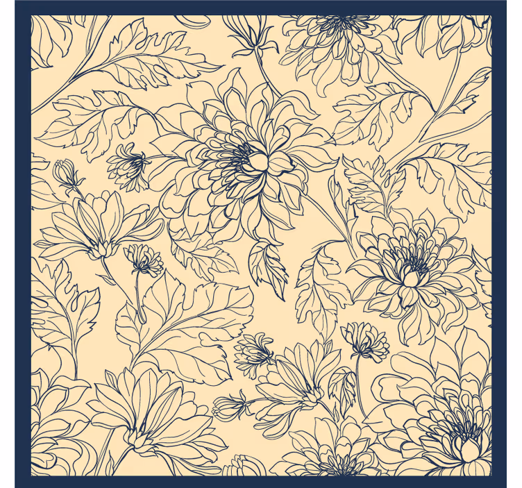 Bedroom roller blind with peony pattern design - TenStickers