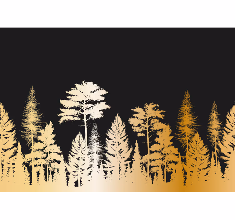 Bedroom roller blind golden tree with colored circles - TenStickers
