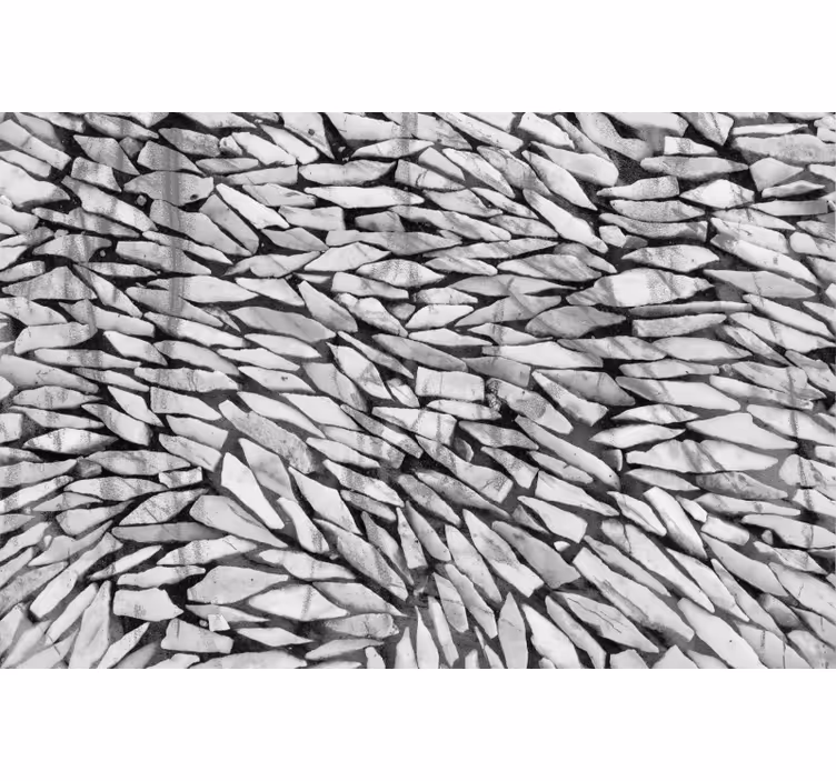 Gray roller blind marble gemstones design - TenStickers
