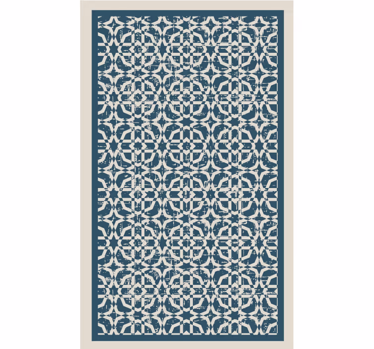 Gray roller blind in octagonal pattern - TenStickers