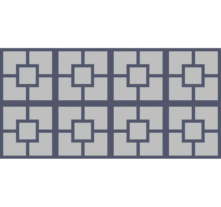 Gray roller blind hollywood regency original squares - TenStickers