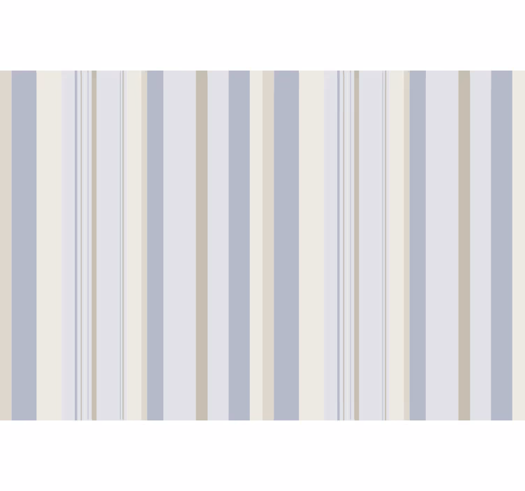 Gray roller blind with 80's blue and beige stripes - TenStickers