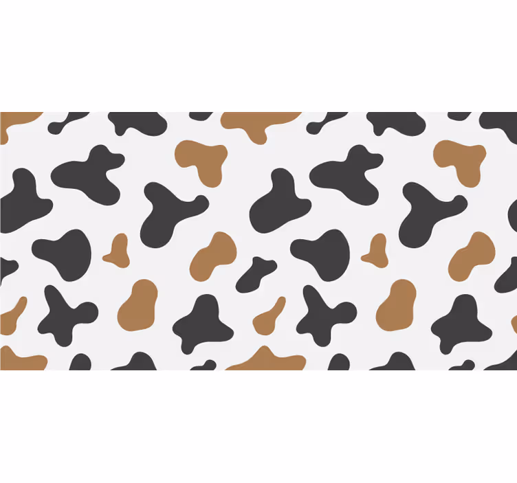 Bedroom roller blind with cow print design - TenStickers