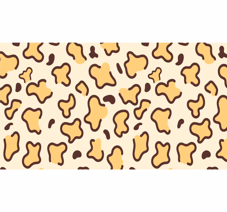 Bedroom roller blind with giraffe spots - TenStickers