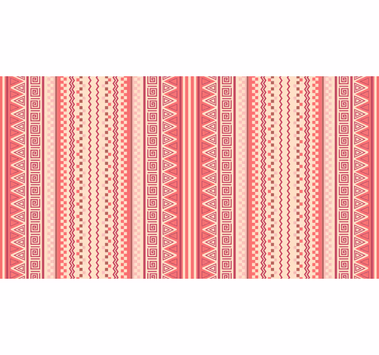 Bedroom roller blind with classic red stripes - TenStickers