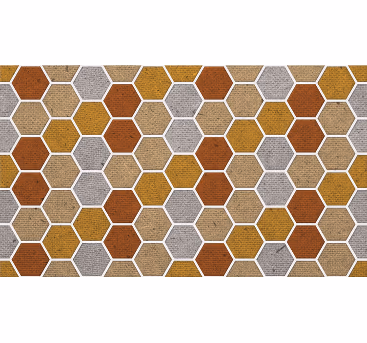 Bedroom roller blind honeycomb texture - TenStickers