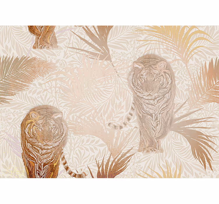 Bedroom roller blind botanical beauty - TenStickers