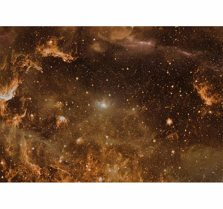Mysterious clouds space cosmos bedroom roller blind - TenStickers