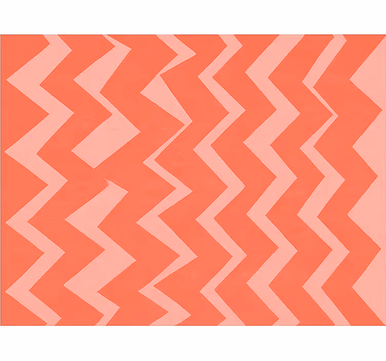 Living room roller blind in pink zig zag pattern - TenStickers