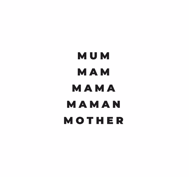 Maman living room roller blind - TenStickers