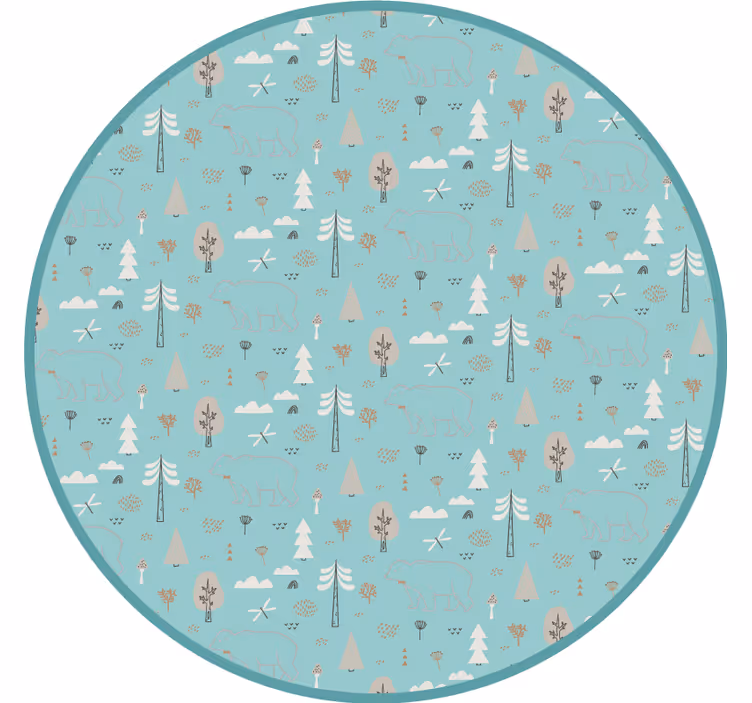 Children room roller blind geometric kids design - TenStickers