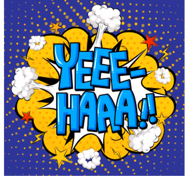 Comic fun for kids room roller blind - TenStickers