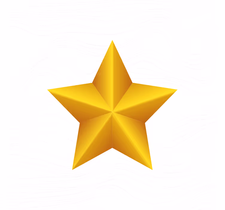 Children room roller blind golden star tile - TenStickers