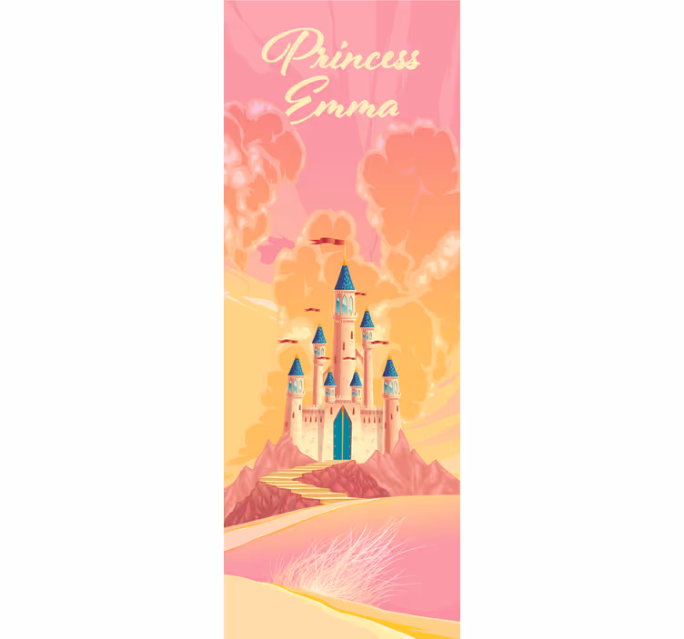 Children room roller blind 3d fairytale castle - TenStickers