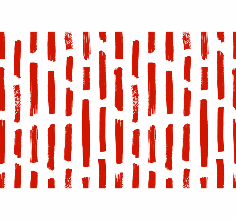 Red roller blind in red and white stripes - TenStickers