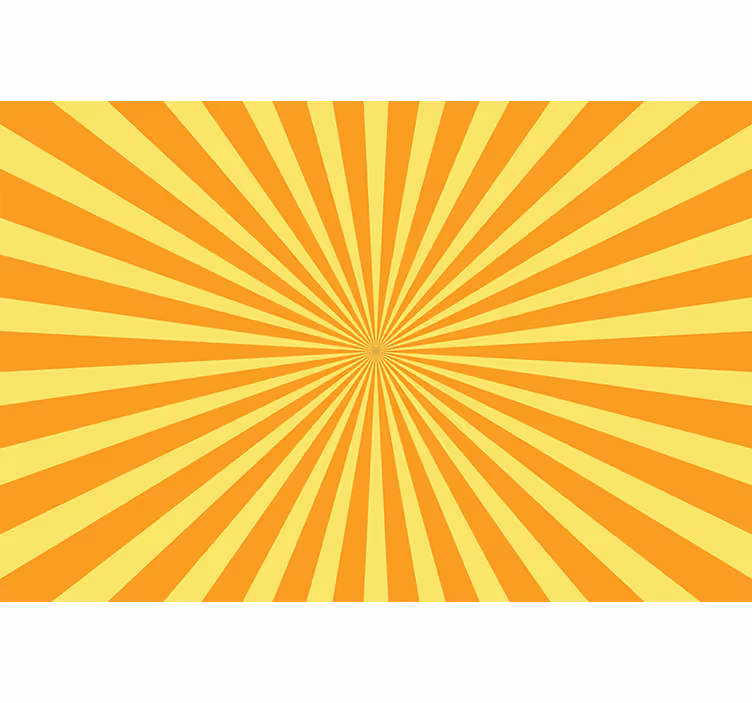Orange roller blind abstract sunset in orange tones - TenStickers