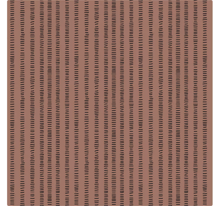 Outdoor roller blind with dash line pattern - TenStickers