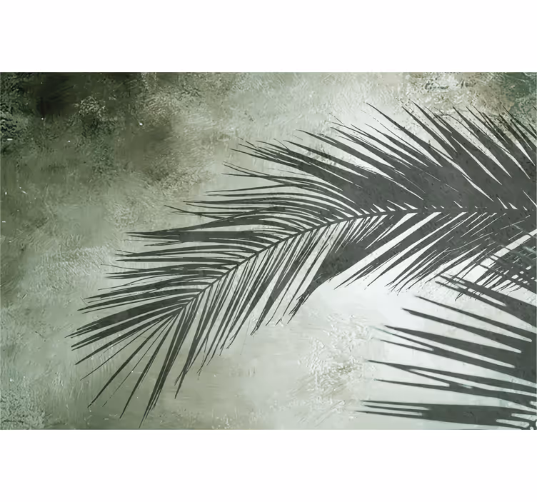 Outdoor roller blind with slender leaf design - TenStickers
