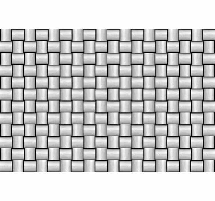 Office roller blind wooden plank white gap texture - TenStickers