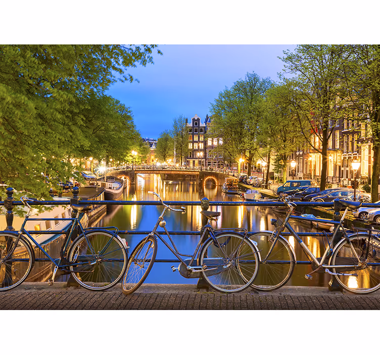 Amsterdam bedroom roller blind - TenStickers