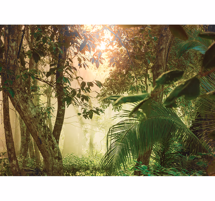 Bedroom roller blind amazonian lifestyle - TenStickers