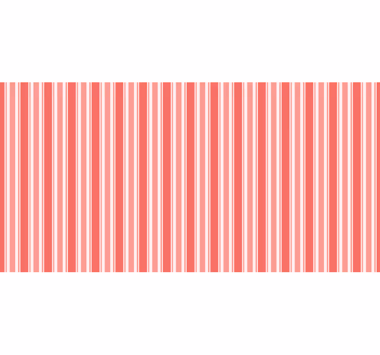 Bedroom roller blind in pink stripe - TenStickers