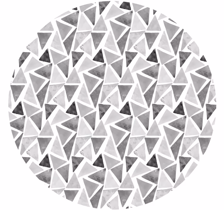 Bedroom roller blind in gray triangle pattern - TenStickers