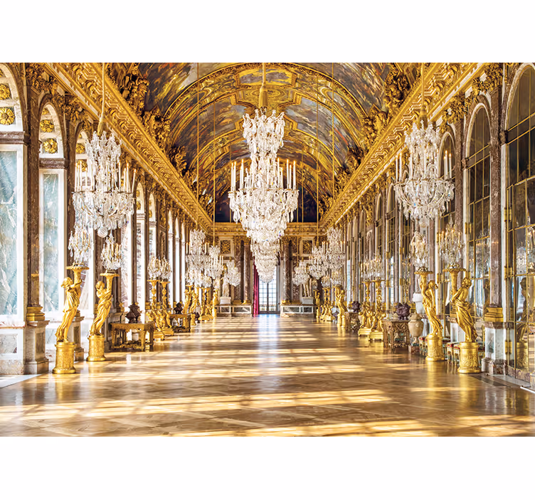 Living room roller blind castle of versailles - TenStickers