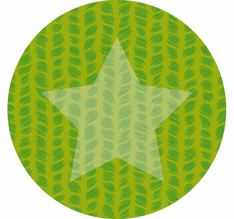 Children room roller blind star in a circle - TenStickers
