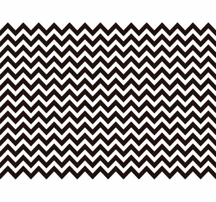 Teenage bedroom roller blind zigzag stripe pattern - TenStickers