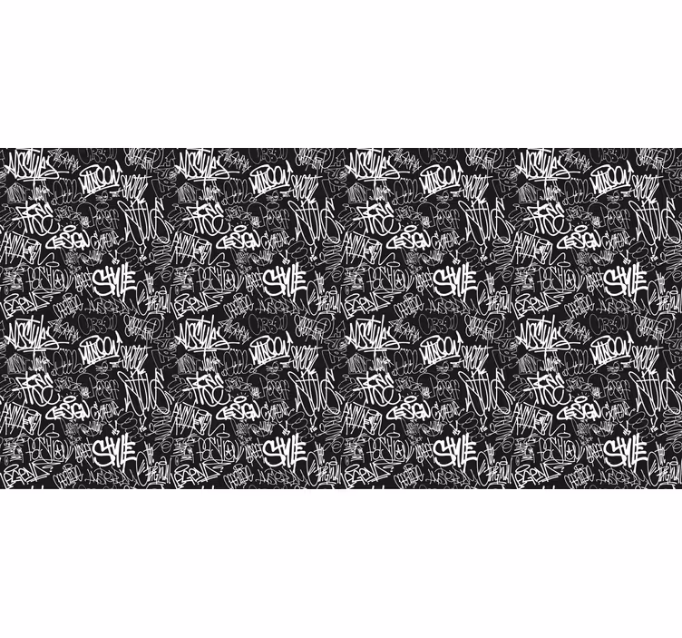 Teenage bedroom roller blind street graffiti design - TenStickers