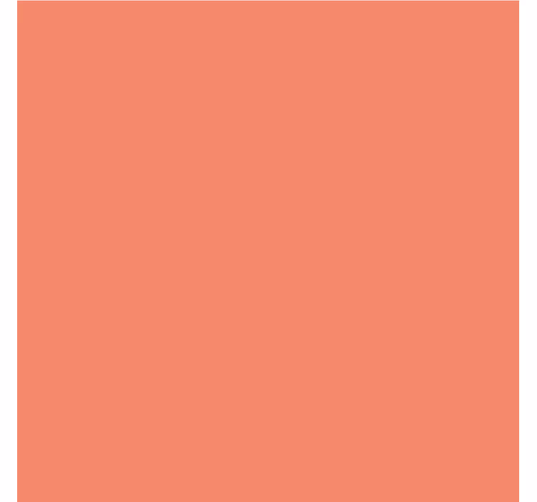Teenage bedroom roller blind square coral set - TenStickers